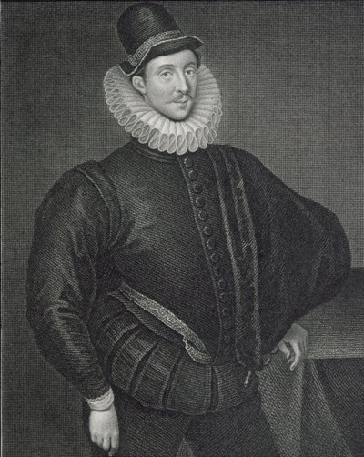 Porträt von Fulke Greville (1554-1628) 1. Baron Brooke, aus 
